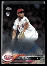 2018 Topps Chrome Rookie Autographs Keury Mella Auto Cincinnati Reds #RA-KM