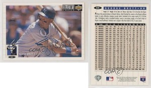 1994 Upper Deck Collector's Choice Silver Signature George Brett #65 HOF