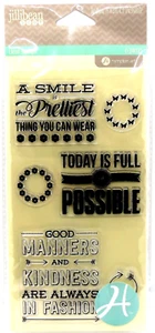 Today Is Full Of Possible Smile Manners Heart Clear Stamp Hampton Art Jillibean - Picture 1 of 1