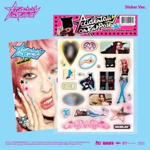 SEULGI ACCIDENTALLY ON PURPOSE Mini Album STICKER Ver/CD+Book+2 Card+Poster+GIFT - Picture 1 of 14
