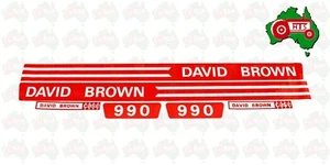 Tractor DECAL SET Fits For David Brown 990 - Picture 1 of 2