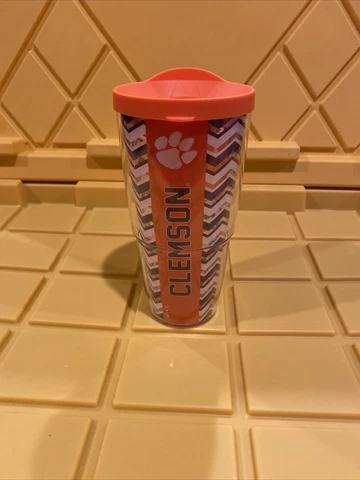 Tervis Tumbler 24 oz Clemson Tigers University Cover