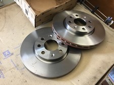 Motaquip Brake Discs x2 Front 257mm Vented VOLKSWAGEN FIAT PUNTO VAUXHALL DF4796