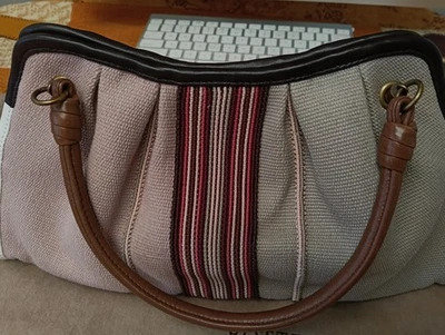 Bottega Veneta Multi Canvas  Leather Vintage Authentic  Handbag - Image 1 of 4