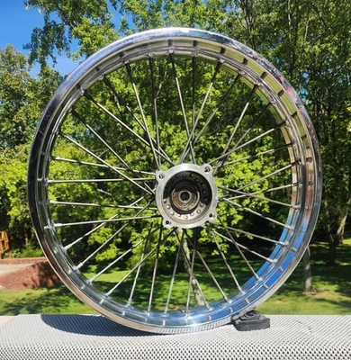 Suzuki LS650 Savage S40 Boulevard 1995-2019 OEM 19 x 2,15 rueda delantera 13.302 millas Foto 1 de 4