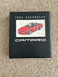 1993 Chevrolet Camaro special three ring binder press book. - Picture 1 of 20