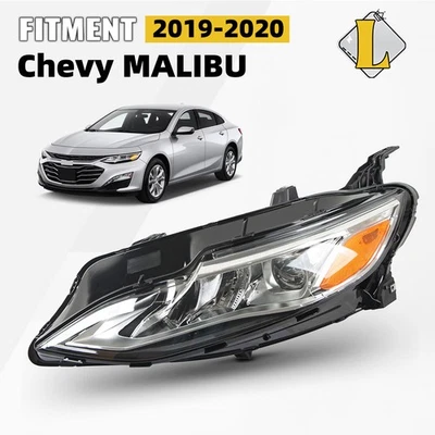 For 2019-2025 Chevy Malibu Left Driver Side FULL LED Headlight Assy Composite Foto 1 de 4