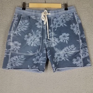 American Eagle Sweat Shorts Adult Medium Floral Hawaiian Casual Lounge Comfort - Picture 1 of 11
