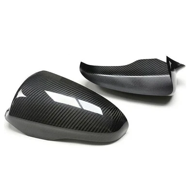 Real Carbon Fiber Side Mirror Cover Caps Fit For BMW M5 F10 2012~2016 F12 M6 - Изображение 1 из 4