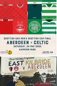 Celtic v Aberdeen - Scottish Cup Final - 24 May 2025 - Mint Condition + FREEBIE! - Picture 1 of 1