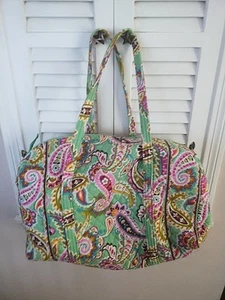 Vera Bradley Tutti Frutti Paisley Weekend Duffle Bag 22”x 17” x 12” - Picture 1 of 6
