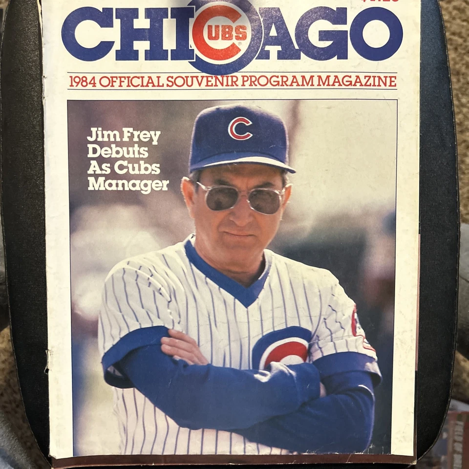 1984 Chicago Cubs Official Program Magazine Volume 3 No. 1 - Image 1 of 1