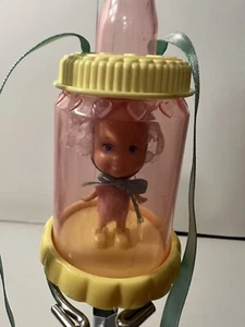 1995 TYCO Liddle Kiddles Bottle Baby Collection Mealtime Megan In Bottle Only. - Picture 1 of 8