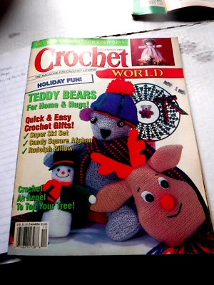 CROCHET WORLD MAGAZINE DECEMBER 1991 - Image 1 of 2