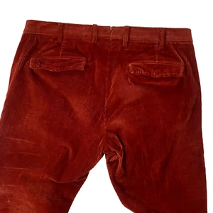 PT01 Skull Ghost Project Corduroy Pants Slim Fit Mens EU 50 34 Stretch Italy - Picture 1 of 13
