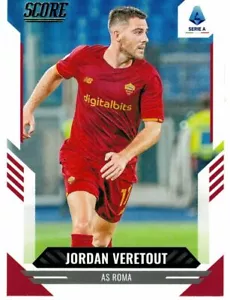 PANINI SCORE SERIE A 2021-2022 SOCCER TRADING CARDS N. 124 VERETOUT (ROMA) - Picture 1 of 2