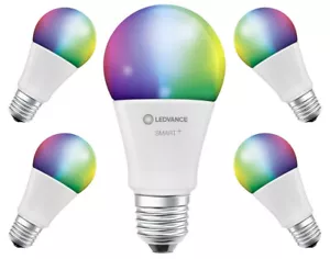 5x Ledvance LED Smart+ Lampe 8,5W = 60W E27 Multicolour Dimmbar Bluetooth - Bild 1 von 5