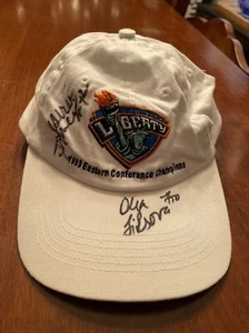Champions WNBA New York Liberty White Hat Signed 1999 Eastern Conference Champs - Picture 1 of 11