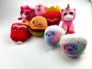 Russ Plush Lot of 8 Fries Burger Uni Cupcake Plushes Snackeez - Picture 1 of 11