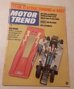 Motor Trend Magazine January 1969 Vintage Automotive Car Corvette Bob McCurry - Picture 1 of 18