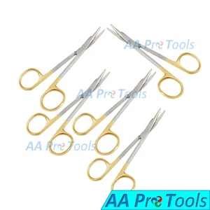 5 PCS SuperCut Stevens Tenotomy Scissors Curved 4.5" Stainless Steel - Picture 1 of 3