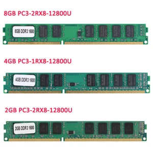 8GB 4GB 2G DDR3 DD4 1600/2400Mhz PC3-12800 PC4-19200 DIMM RAM Desktop Memory SLK - Picture 1 of 21