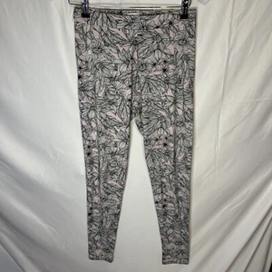 Ted Baker Ladies Floral White Pink Leggings Size 12 - Picture 1 of 2