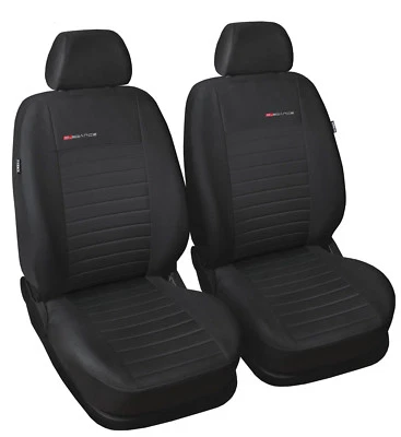 Seat covers protective covers suitable for VW Caddy 2 x front P4  - Image 1 of 4