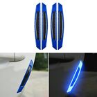 Eye Catching Blue Reflective Bumper Reflector Strips for Car Safety Pack of 4