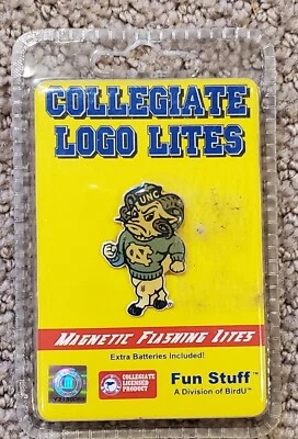 North Carolina Tar Heels Magnetic Flashing Light Logo NIP - Image 1 of 2