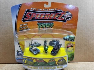 Teenage Mutant Ninja Turtles Speedeez Playmates Set Turtles VS Garbage Man - Picture 1 of 2