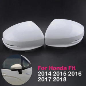 2PCS/Set Door Side Rear View Mirror Cover Trim for Honda FIT JAZZ 2014-2018 - Picture 1 of 8