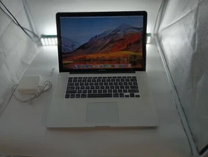 MacBook Pro A1286 w/charger.i7 2.66GHZ.6GB.500GB SSD.Hybrid.Optical.High Sierra - Picture 1 of 14