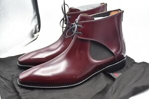 Mezlan  Affleck Burgundy Leather Spain Boots Shoes MEN'S SZ 12 M