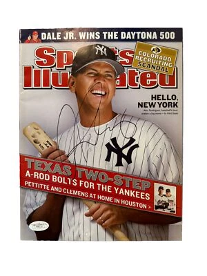 Alex Rodriguez Signed (February 23rd, 2004) Sports Illustrated Magazine JSA - Image 1 of 2
