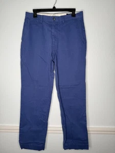 Pantalones chinos Polo Ralph Lauren para hombre 32x30 calce clásico pantalones azules brillantes - Imagen 1 de 5
