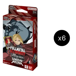 X6 Union Arena: Fullmetal Alchemist Starter Deck Sealed X6 - Bild 1 von 1
