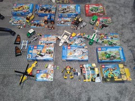 LEGO complete sets w/box instructions 10680 60101 60164 60149 city juniors 9 set