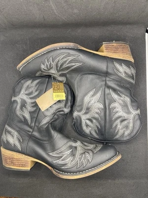 Roper Women's Amelia Eagle Overlay Western Boot Snip Toe As 10 NEW - Image 1 of 4