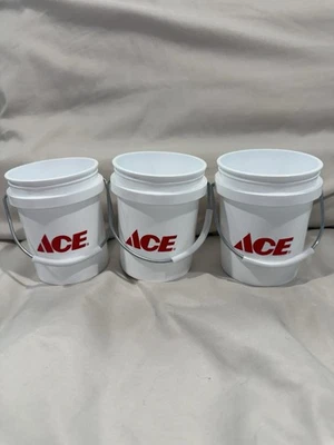 New Ace Hardware Mini Bucket Lot Of 3 - Image 1 of 3