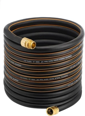Hybrid Garden Hose 5/8" x 75ft, No-Kink Flexible Leakproof Hose, 600 PSI - Image 1 of 4