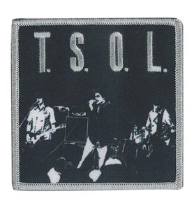 T.S.O.L. True Sounds Of Liberty TSOL Embroidered/Woven Patch T022P - Picture 1 of 2
