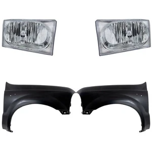 Fender Kit Fits 2002-2004 Ford F-250 Super Duty Primed Front Left and Right - Picture 1 of 23