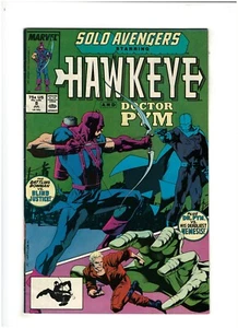 Solo Avengers #8 FN/VF 7.0 Marvel Comics 1988 Hawkeye, Doctor Pym - Picture 1 of 4