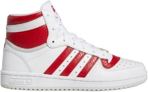 Adidas Top Ten RB Hi Women Basketball Shoes Size: 7 Color: White/White/Red - Picture 1 of 6