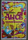 Alice in Wonderland•©1974 Walt Disney•27x41 Original Movie Poster Vintage