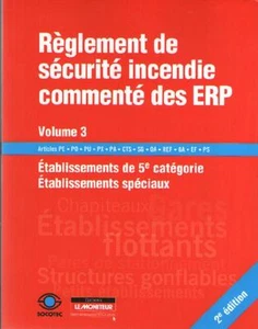 Règlement de sécurité incendie commenté ERP. Vol 3 5e Catégorie Spéciaux SOCOTEC - Imagen 1 de 1