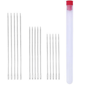 15Pack 89/100/150mm Long Needles Large Big Eye Needle Sewing Quilting Tools