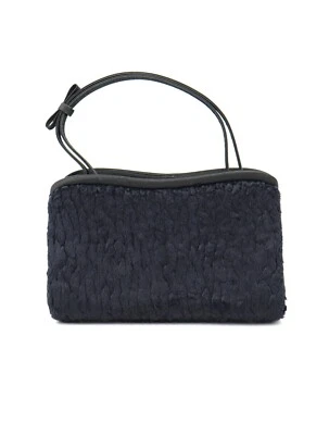 Judith Leiber Black Fur Handle Bag - Image 1 of 4