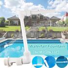 Pool Waterfall Fountain Spray In-ground Above Ground Swimming Pool Water Feature